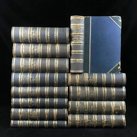 1899年 英国植物学图鉴（全13卷） 近2000幅手工上色版画插图 真皮精装16开 商品图0