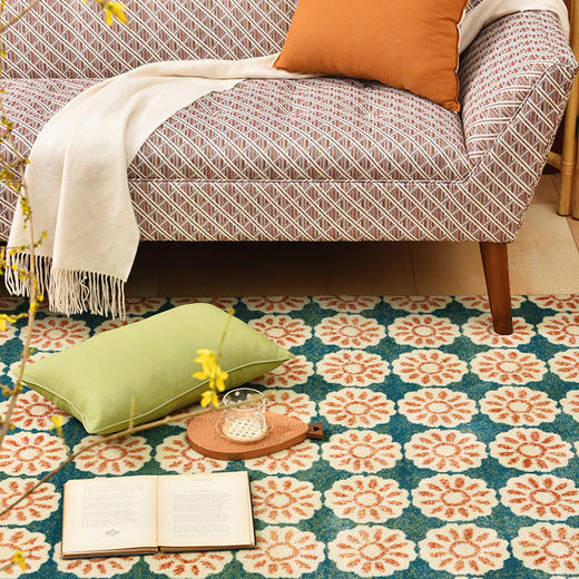 太阳花系列地毯新西兰羊毛地毯茶几客厅防滑地垫 商品图1