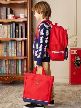 开学装备【E.LAND KIDS】B8F  衣恋童装2023年春夏新品男童英伦风双肩包书包三件套EKAKDS132Q