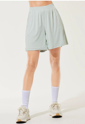 爱慕运动外穿女夏季薄款纯色插兜休闲居家短裤AS151R61