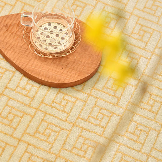 土耳其方格系列地毯新西兰羊毛地毯茶几客厅防滑地垫 商品图3