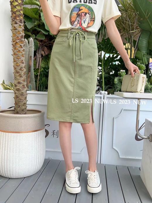 女牛仔半身裙0458 商品图2