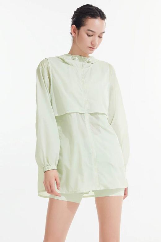 爱慕运动外穿女防紫外线带帽拉链休闲外套AS144N82 商品图0