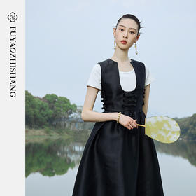 IWY/扶摇系列 夏季优雅气质宫廷风连衣裙23FYQ119