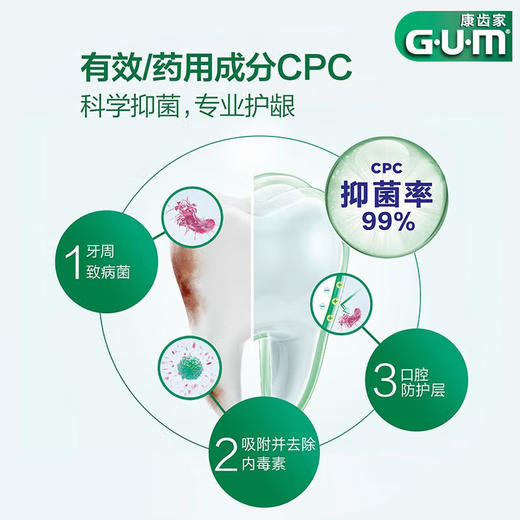【清仓好价】日本GUM清新薄荷漱口水550ml/550ML*2（效期至24.6） 商品图2