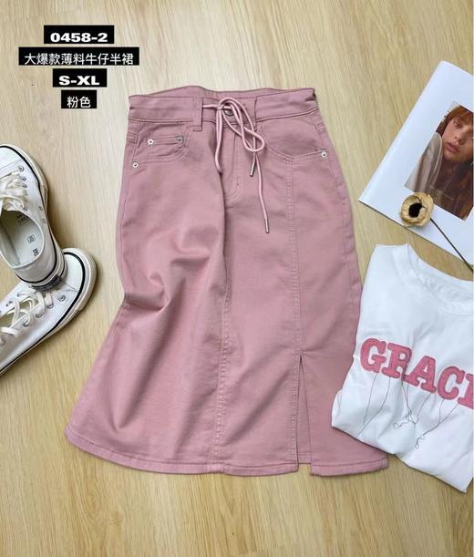 女牛仔半身裙0458 商品图5