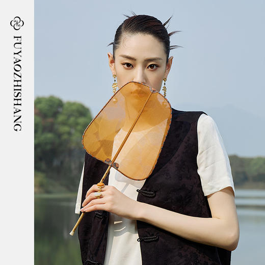 IWY/扶摇系列 夏季复古提花新中式马甲23FYV146 商品图4