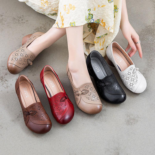 夏新款中老年，护脚妈妈鞋防滑健步女鞋WZ2359 商品图1