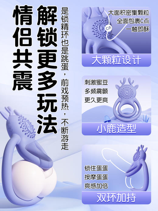 jissbon/杰士邦小驼鹿锁精环 商品图1