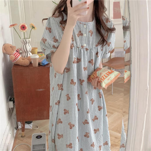裁缝学苑AS69睡衣纸样女夏季短袖裙子睡裙家居服做衣服的打板样板 商品图1