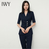 IWY/西装套装女比亚迪王朝夏季工作服珠宝售楼处显瘦商务正装OLC13219+P13215 商品缩略图3