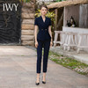 IWY/藏青色西装套装女夏季高端正式场合职业装气质面试正装售楼部工作服CP1818 商品缩略图1