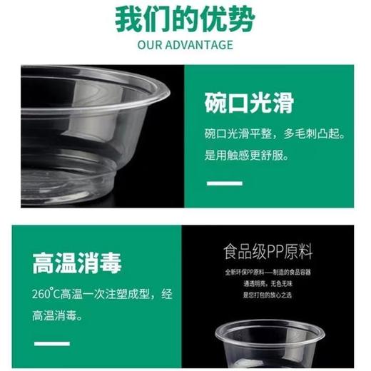 （加厚）四果汤环保汤碗  500ml/700ml  盖子无孔 商品图1