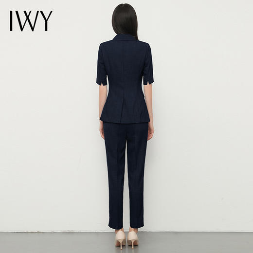 IWY/西装套装女比亚迪王朝夏季工作服珠宝售楼处显瘦商务正装OLC13219+P13215 商品图5