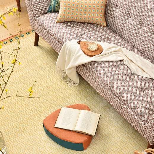 土耳其方格系列地毯新西兰羊毛地毯茶几客厅防滑地垫 商品图1