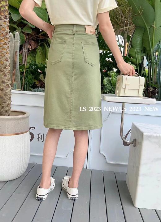 女牛仔半身裙0458 商品图3