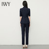 IWY/夏季职业藏青色小西装套装女商务修身显瘦置业顾问工作服OLC13220+P13215藏青色 商品缩略图6