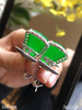 3291406，高冰帝王绿无事牌耳坠。具体价格微信咨询 商品缩略图7