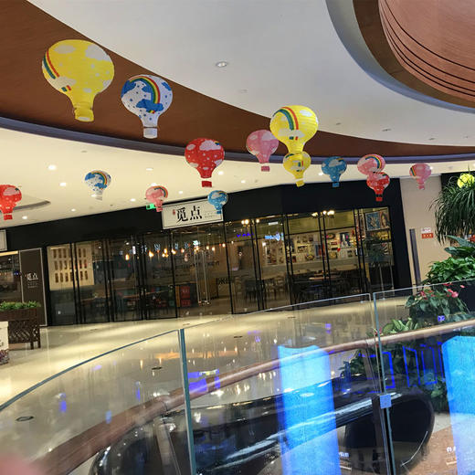 热气球装饰幼儿园元宵节国庆节走廊吊饰酒吧店装扮用品纸灯笼挂饰 商品图4