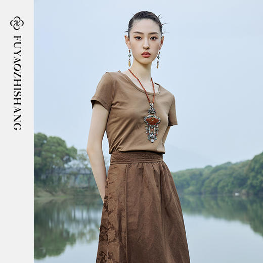 IWY/扶摇系列 夏季舒适柔软圆领T恤23FYB120 商品图1