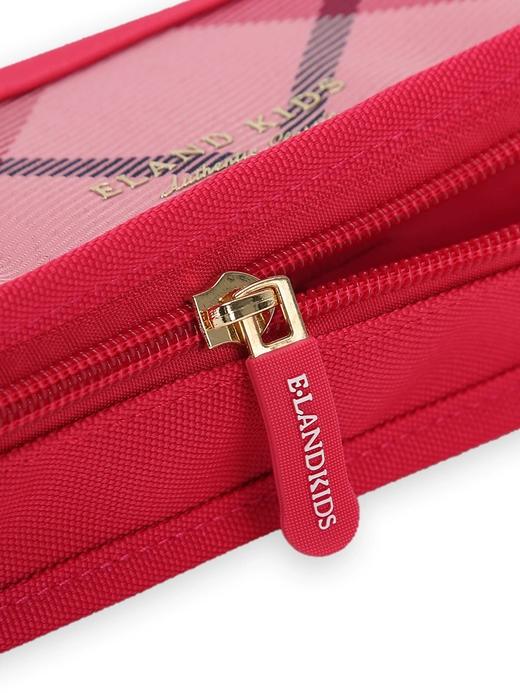 开学装备【E.LAND KIDS】B8F  衣恋童装2023春夏新品男女童复古格纹铅笔文具袋笔袋EKBPDS131Q 商品图2