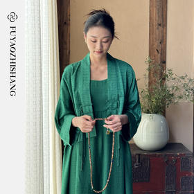 IWY/扶摇系列 夏季国风绿色上衣23FYC140