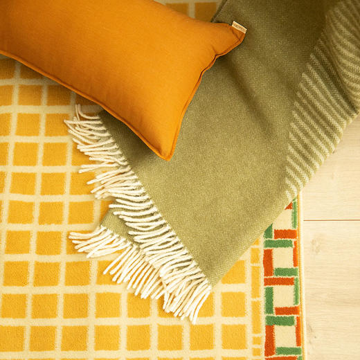 马赛克系列地毯新西兰羊毛地毯茶几客厅防滑地垫 商品图2