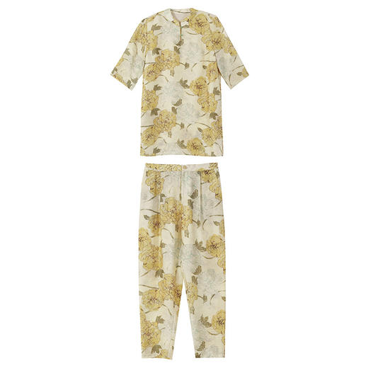 复古气质，大码妈妈装中国风慵懒感上衣裤子两件套AHM-ssys8518 商品图4