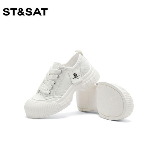 星期六丑萌大头鞋网面小白鞋女鞋SS32112D26 商品图7