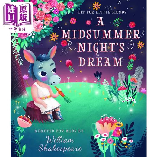 【中商原版】小手翻翻小童话 仲夏夜之梦Lit for Little Hands A Midsummer Nights Dream 英文原版儿童纸板书故事绘本小初文学 商品图1