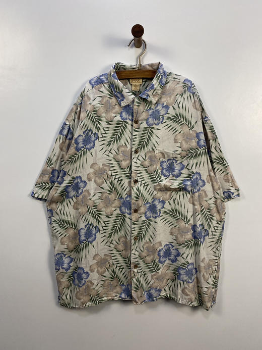 Y2K Vintage JOS. A. BANK 100% 全丝绸 夏威夷衬衫_HWIS(XL) 商品图1
