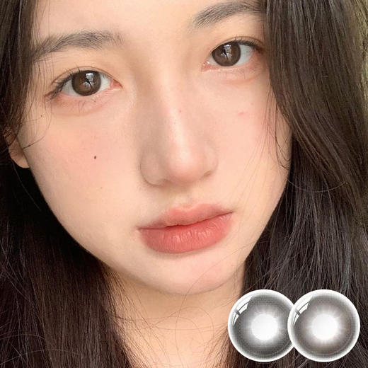 BENNYCAT  / 美瞳月抛  / 水光黑珠/水光咖珠  / 2片入 /  14.2mm /  明显扩瞳纯色系深色提神自然款 商品图1