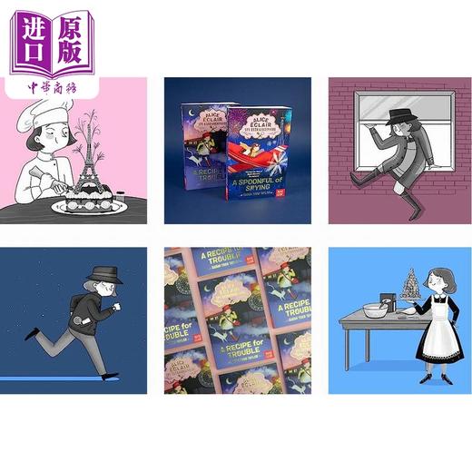 预售 【中商原版】Alice Éclair, Spy Extraordinaire! A Recipe for Trouble 侦探爱丽丝:食谱的秘密 英文原版 儿童侦探推理故事 商品图1