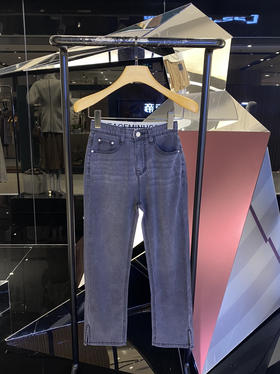 黑色天丝牛仔九分裤