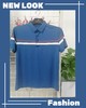 占姆士夏季新男士短袖T恤翻领POLO衫时尚休闲条纹上衣 商品缩略图2