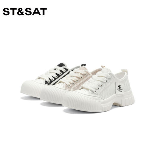 星期六丑萌大头鞋网面小白鞋女鞋SS32112D26 商品图8