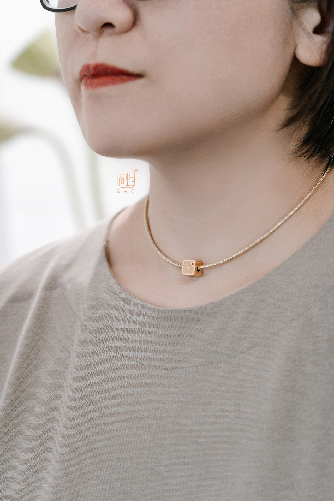 三生无限金属磁力线能量项链