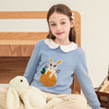mettekids女童羊绒衫2023秋季新款卡通兔子毛衣儿童打底针织衫 商品缩略图0