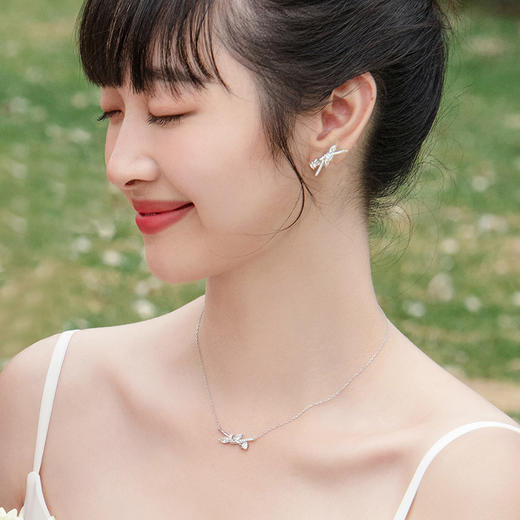 【明星同款】Fanci范琦【玫瑰系列】玫瑰恋人耳钉耳环女礼物送女友 商品图4