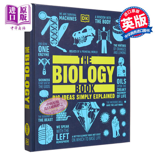 预售 【中商原版】DK 生物百科 英文原版 DK Big Ideas The Biology Book 百科全书 商品图0