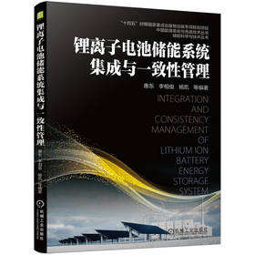 锂离子电池储能系统集成与一致性管理 惠东 李相俊 杨凯 储能科学与技术丛书 锂离子电池储能系统集成关键技术书籍