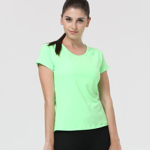【100元任选4件】跃牌瑜伽短袖51178（无胸垫）（清仓产品，收货7天内支持调换、不退款） 商品图3