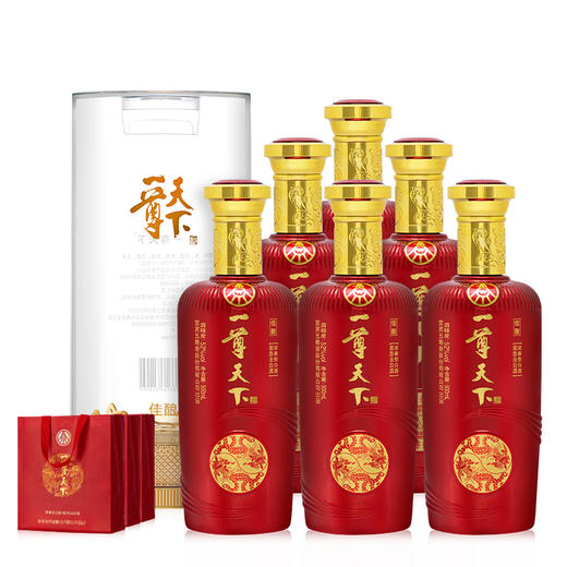 五粮液 一尊天下系列 52度 浓香型白酒 自饮收藏送礼宴请聚会 一尊天下·佳酿 500ml6瓶 整箱 商品图5