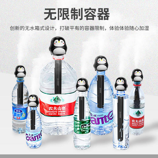 【办公室干燥？别再让大家深受其害！】迷你版加湿器矿泉水瓶盖USB加湿器全新上市，给你不错的办公体验。 商品图3