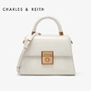 【包邮直发】CHARLES＆KEITH 女士锁扣饰压纹小号手提包 商品缩略图0