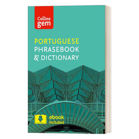 Collins柯林斯 英文原版 Collins Gem Portuguese Phrasebook and Dictionary 柯林斯葡萄牙语短语手册和小词典 第4版 英文版 进口英语原版书籍