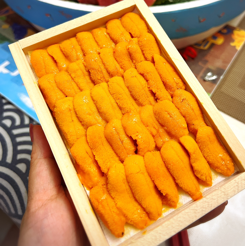 大连冰鲜马粪海胆黄木盒【闪送包邮只发北京同城】