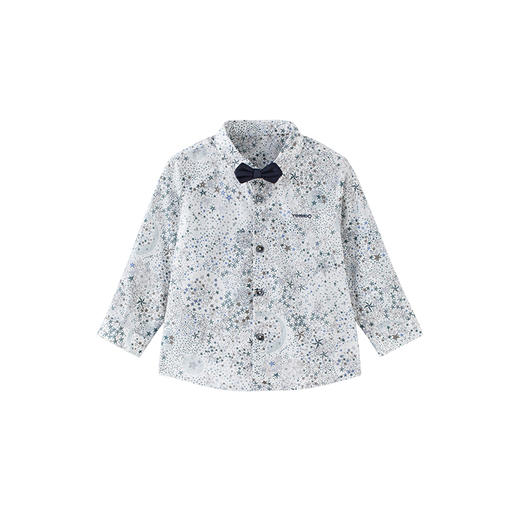 【商场同款】英氏儿童衬衣秋款男宝翻领绅士衬衫 商品图4