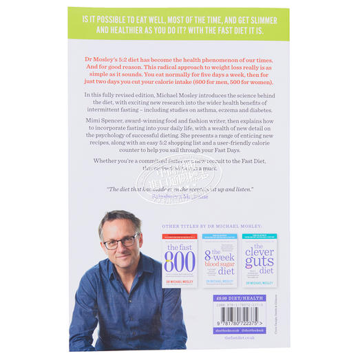 【中商原版】快速节食 轻断食 修订更新版 The Fast Diet Revised and Updated 英文原版 Michael Mosley 减肥 商品图1