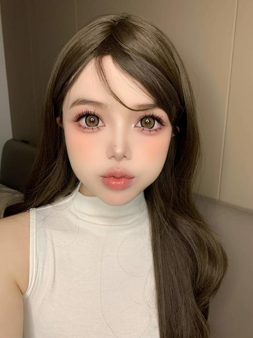 【大直径】Sheepcon-月光小狗棕-14.5mm【年抛 度数0-1000度 含525/575】 商品图9